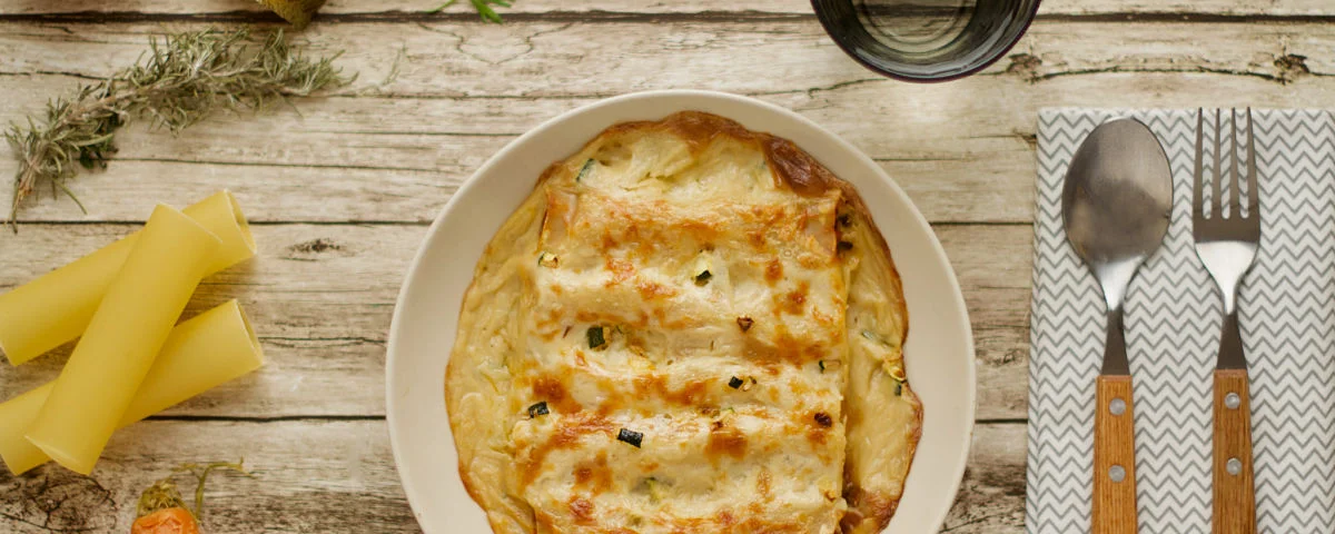 Kit de receta Canelones rellenos con bolonesa de lentejas